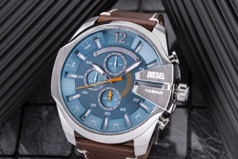 Zegarek Męski Diesel Mega Chief Chronograph DZ4458 + BOX Zegarek Męski Diesel Mega Chief Chronograph DZ4458 + BOX