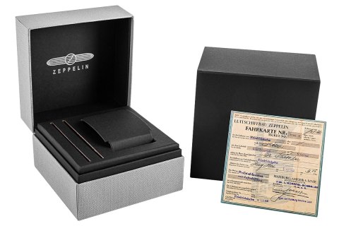 Zegarek Męski ZEPPELIN LZ127 Graf Zeppelin GMT 7642-5 + BOX Zegarek Męski ZEPPELIN LZ127 Graf Zeppelin GMT 7642-5 + BOX