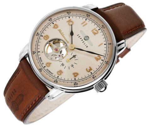 Zegarek Męski ZEPPELIN Mediterranee Open Heart Automatic 9666-5 + BOX Zegarek Męski ZEPPELIN Mediterranee Open Heart Automatic 9666-5 + BOX