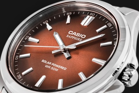Zegarek Męski CASIO Solar MTS-RS100D-5ADF + BOX Zegarek Męski CASIO Solar MTS-RS100D-5ADF + BOX