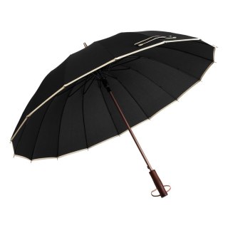 Duży, elegancki parasol rządowy w czarnym kolorze - Peterson