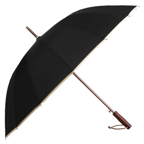 Duży, elegancki parasol rządowy w czarnym kolorze - Peterson Duży, elegancki parasol rządowy w czarnym kolorze - Peterson