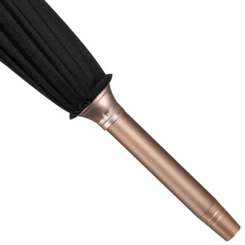 Duży, elegancki parasol rządowy w czarnym kolorze - Peterson Duży, elegancki parasol rządowy w czarnym kolorze - Peterson