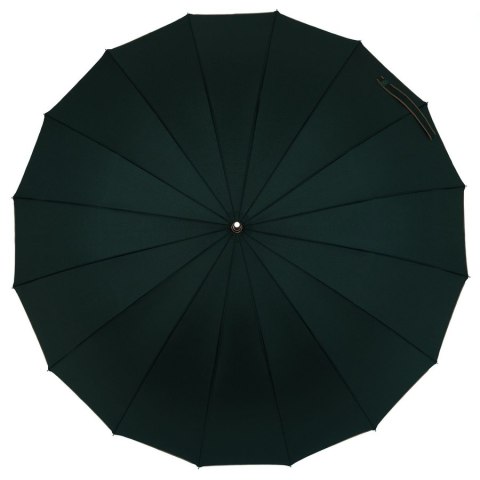 Elegancki, zielony parasol z dużą czaszą - Peterson Elegancki, zielony parasol z dużą czaszą - Peterson