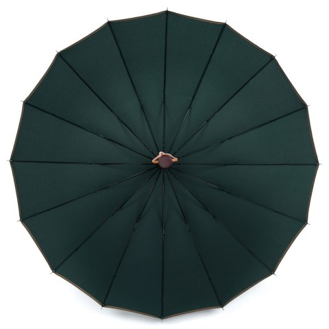 Elegancki, zielony parasol z dużą czaszą - Peterson Elegancki, zielony parasol z dużą czaszą - Peterson