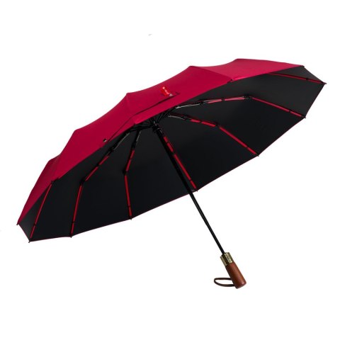Parasol w kolorze czerwonym, rozkładany automatycznie - Peterson Parasol w kolorze czerwonym, rozkładany automatycznie - Peterson