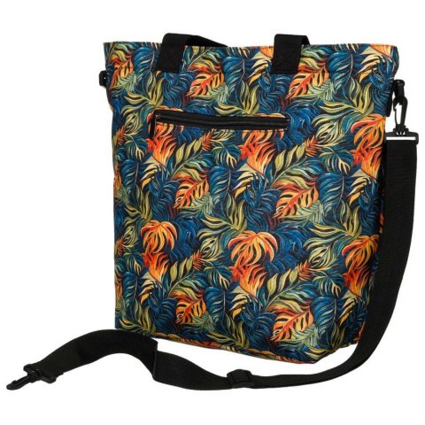 Pojemna torebka shopper w tropikalny wzór - Rovicky Pojemna torebka shopper w tropikalny wzór - Rovicky