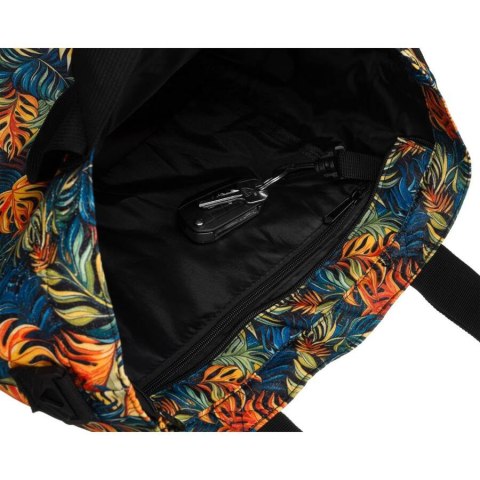 Pojemna torebka shopper w tropikalny wzór - Rovicky Pojemna torebka shopper w tropikalny wzór - Rovicky