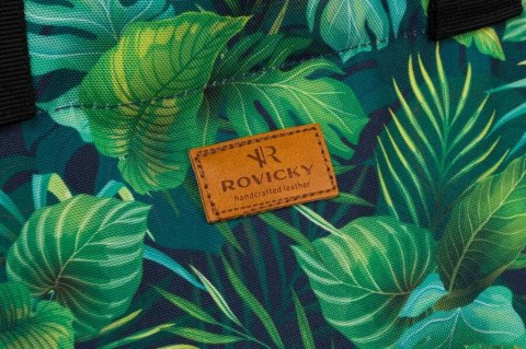 Wygodny shopper damski z poliestru - Rovicky Wygodny shopper damski z poliestru - Rovicky