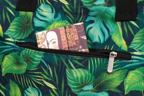 Wygodny shopper damski z poliestru - Rovicky Wygodny shopper damski z poliestru - Rovicky