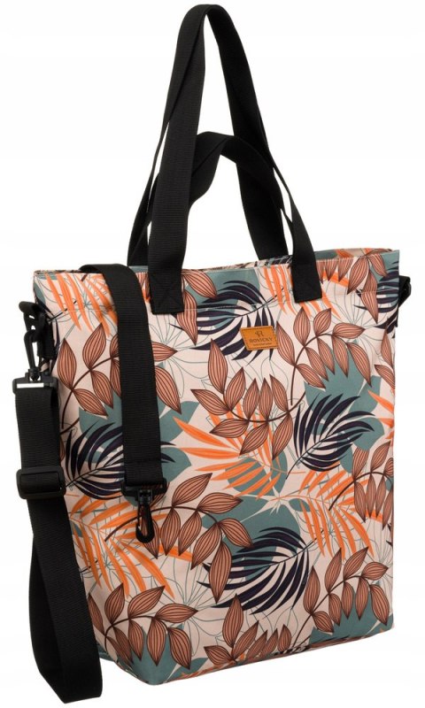 Wygodny shopper damski z poliestru - Rovicky Wygodny shopper damski z poliestru - Rovicky