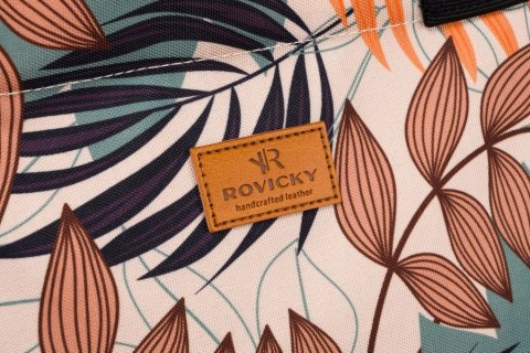 Wygodny shopper damski z poliestru - Rovicky Wygodny shopper damski z poliestru - Rovicky