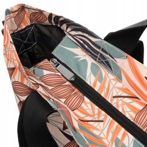 Wygodny shopper damski z poliestru - Rovicky Wygodny shopper damski z poliestru - Rovicky