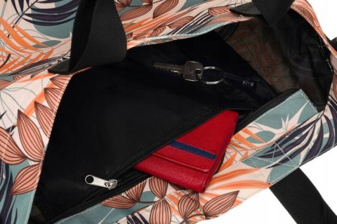 Wygodny shopper damski z poliestru - Rovicky Wygodny shopper damski z poliestru - Rovicky