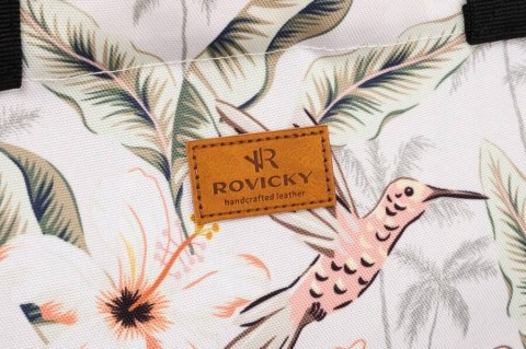 Wygodny shopper damski z poliestru - Rovicky Wygodny shopper damski z poliestru - Rovicky