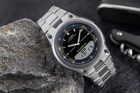 Zegarek Męski Casio DUAL AW-80D-1AVDF + BOX Zegarek Męski Casio DUAL AW-80D-1AVDF + BOX