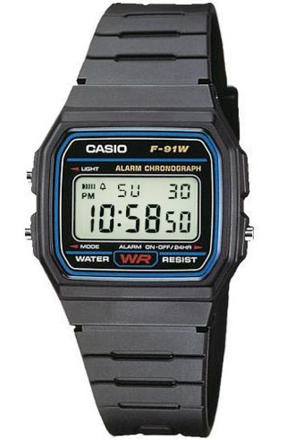 Zegarek Męski CASIO F-91W-1YER + BOX