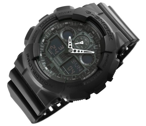 Zegarek Męski CASIO G-SHOCK GA-100-1A1ER + BOX Zegarek Męski CASIO G-SHOCK GA-100-1A1ER + BOX