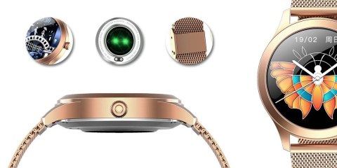 Damski SMARTWATCH Rubicon RNBE37-PRO-2 Różowe Złoto Damski SMARTWATCH Rubicon RNBE37-PRO-2 Różowe Złoto