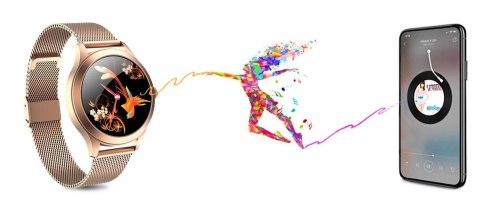 Damski SMARTWATCH Rubicon RNBE37-PRO-2 Różowe Złoto Damski SMARTWATCH Rubicon RNBE37-PRO-2 Różowe Złoto