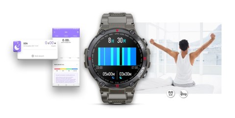 Smartwatch Giewont Focus SmartCall GW430-2 - Stone Smartwatch Giewont Focus SmartCall GW430-2 - Stone