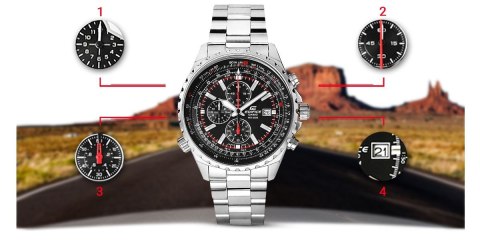 Zegarek Męski CASIO EDIFICE EF-527D-1AVEF + BOX Zegarek Męski CASIO EDIFICE EF-527D-1AVEF + BOX
