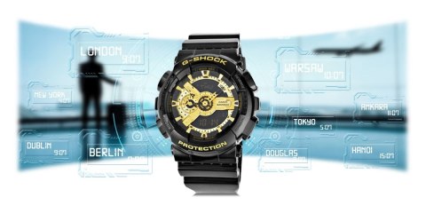 Zegarek Męski CASIO G-SHOCK GA-110GB-1AER + BOX Zegarek Męski CASIO G-SHOCK GA-110GB-1AER + BOX