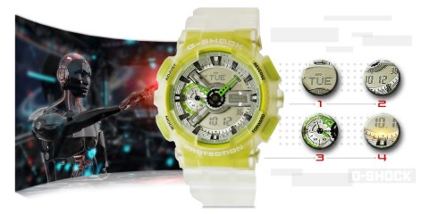 Zegarek Męski CASIO G-SHOCK GA-110LS-7AER + BOX Zegarek Męski CASIO G-SHOCK GA-110LS-7AER + BOX