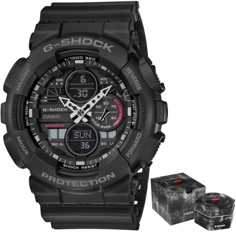 Zegarek Męski CASIO G-SHOCK GA-140-1A1ER + BOX Zegarek Męski CASIO G-SHOCK GA-140-1A1ER + BOX
