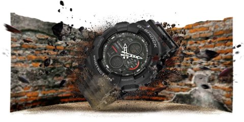 Zegarek Męski CASIO G-SHOCK GA-140-1A1ER + BOX Zegarek Męski CASIO G-SHOCK GA-140-1A1ER + BOX