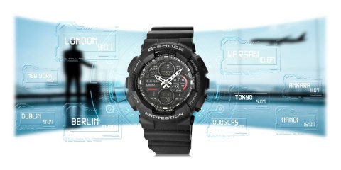 Zegarek Męski CASIO G-SHOCK GA-140-1A1ER + BOX Zegarek Męski CASIO G-SHOCK GA-140-1A1ER + BOX