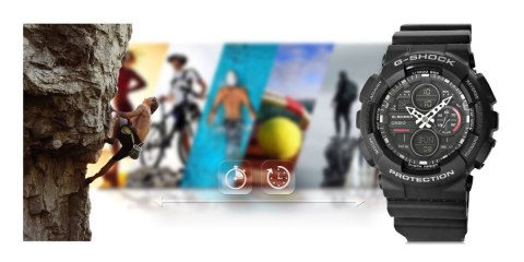 Zegarek Męski CASIO G-SHOCK GA-140-1A1ER + BOX Zegarek Męski CASIO G-SHOCK GA-140-1A1ER + BOX