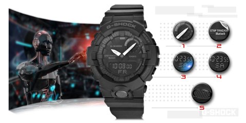 Zegarek Męski CASIO G-SHOCK GBA-800-1AER + BOX Zegarek Męski CASIO G-SHOCK GBA-800-1AER + BOX