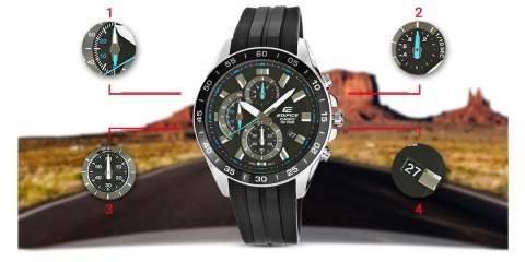 Zegarek Męski CASIO EDIFICE EFV-550P-1AVUEF + BOX Zegarek Męski CASIO EDIFICE EFV-550P-1AVUEF + BOX