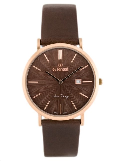 ZEGAREK MĘSKI G. ROSSI - 10853A - SLIM (zg184f) + BOX ZEGAREK MĘSKI G. ROSSI - 10853A - SLIM (zg184f) + BOX