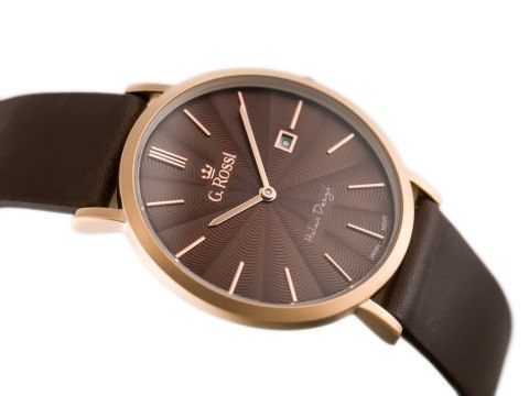 ZEGAREK MĘSKI G. ROSSI - 10853A - SLIM (zg184f) + BOX ZEGAREK MĘSKI G. ROSSI - 10853A - SLIM (zg184f) + BOX