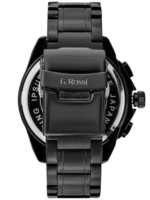 ZEGAREK MĘSKI G. ROSSI - BLUES (zg094f) - black + BOX ZEGAREK MĘSKI G. ROSSI - BLUES (zg094f) - black + BOX