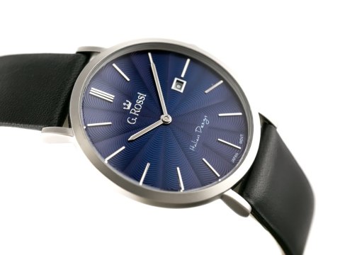 ZEGAREK MĘSKI G. ROSSI - 10853A - SLIM (zg184b) + BOX ZEGAREK MĘSKI G. ROSSI - 10853A - SLIM (zg184b) + BOX