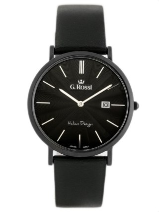 ZEGAREK MĘSKI G. ROSSI - 10853A - SLIM (zg184d) + BOX