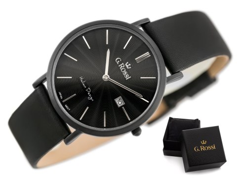 ZEGAREK MĘSKI G. ROSSI - 10853A - SLIM (zg184d) + BOX ZEGAREK MĘSKI G. ROSSI - 10853A - SLIM (zg184d) + BOX