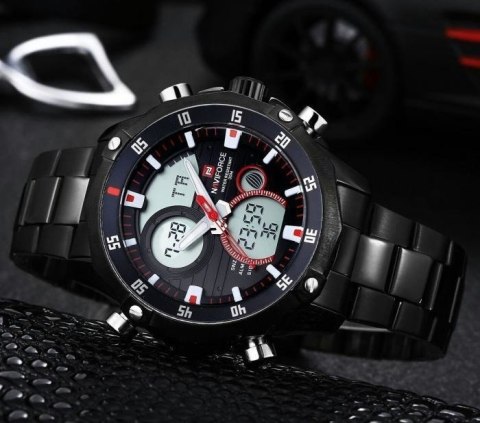 ZEGAREK MĘSKI NAVIFORCE CIRRUS (zn010d)- black ZEGAREK MĘSKI NAVIFORCE CIRRUS (zn010d)- black