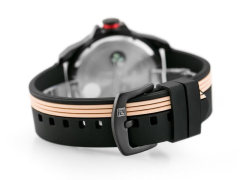 ZEGAREK MĘSKI NAVIFORCE - NF9098 (zn045c) - black/beige ZEGAREK MĘSKI NAVIFORCE - NF9098 (zn045c) - black/beige