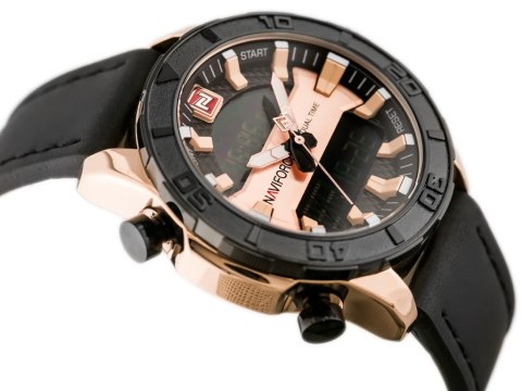 ZEGAREK MĘSKI NAVIFORCE - NF9114 (zn046d) - black/rosegold ZEGAREK MĘSKI NAVIFORCE - NF9114 (zn046d) - black/rosegold