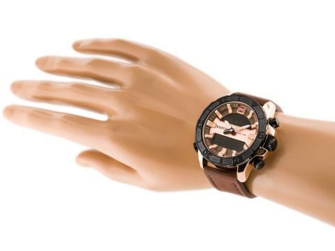 ZEGAREK MĘSKI NAVIFORCE - NF9114 (zn046e) - brown/rosegold ZEGAREK MĘSKI NAVIFORCE - NF9114 (zn046e) - brown/rosegold
