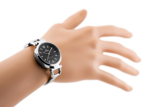 ZEGAREK G. ROSSI - LESTI - 3652B (zg772b) - silver/black + BOX ZEGAREK G. ROSSI - LESTI - 3652B (zg772b) - silver/black + BOX