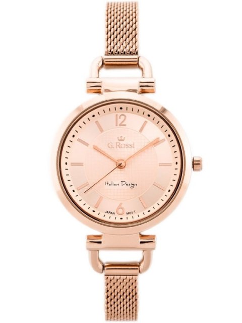 ZEGAREK G. ROSSI - LESTI - 3652B (zg772f) - rose gold + BOX ZEGAREK G. ROSSI - LESTI - 3652B (zg772f) - rose gold + BOX