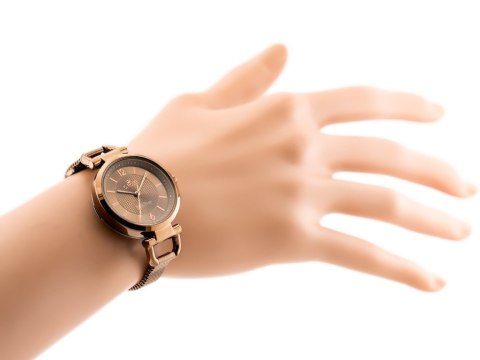ZEGAREK G. ROSSI - LESTI - 3652B (zg772g) - copper + BOX ZEGAREK G. ROSSI - LESTI - 3652B (zg772g) - copper + BOX
