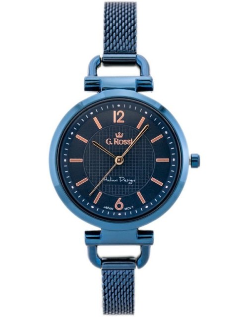 ZEGAREK G. ROSSI - LESTI - 3652B (zg772h) - blue + BOX ZEGAREK G. ROSSI - LESTI - 3652B (zg772h) - blue + BOX