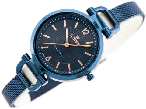 ZEGAREK G. ROSSI - LESTI - 3652B (zg772h) - blue + BOX ZEGAREK G. ROSSI - LESTI - 3652B (zg772h) - blue + BOX