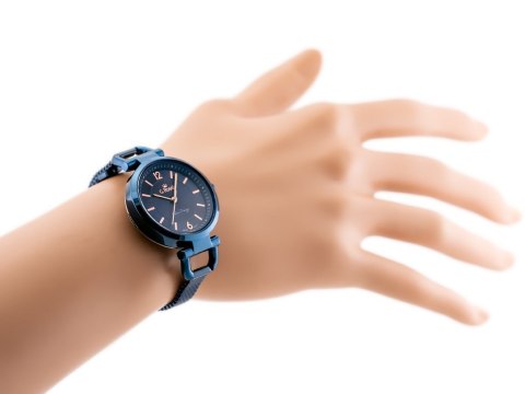 ZEGAREK G. ROSSI - LESTI - 3652B (zg772h) - blue + BOX ZEGAREK G. ROSSI - LESTI - 3652B (zg772h) - blue + BOX